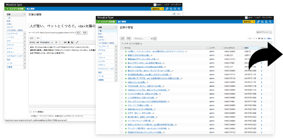 素早くホームページ更新ができる。